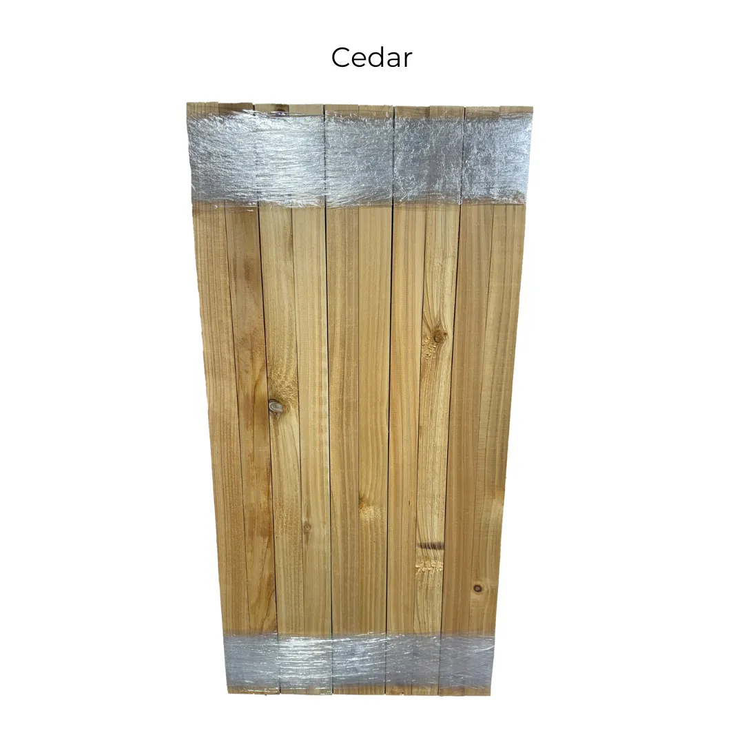 Larch / Cedar DIY 2" x 1" Bundle - Design your own Fence Slats, Planters