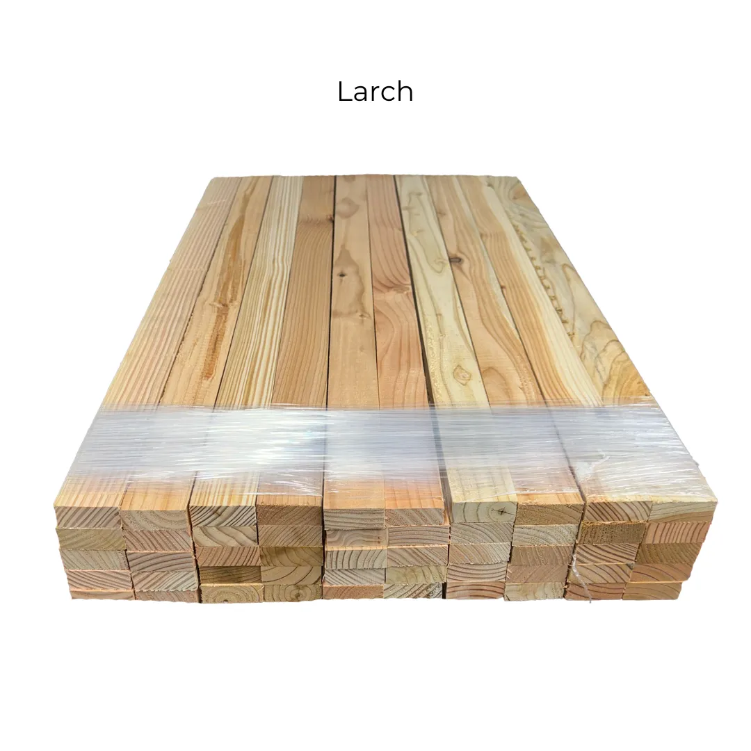 Larch / Cedar DIY 2" x 1" Bundle - Design your own Fence Slats, Planters