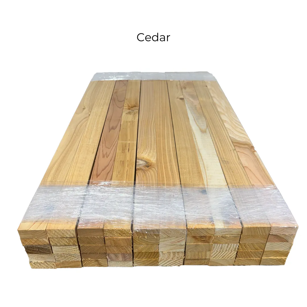Larch / Cedar DIY 2" x 1" Bundle - Design your own Fence Slats, Planters