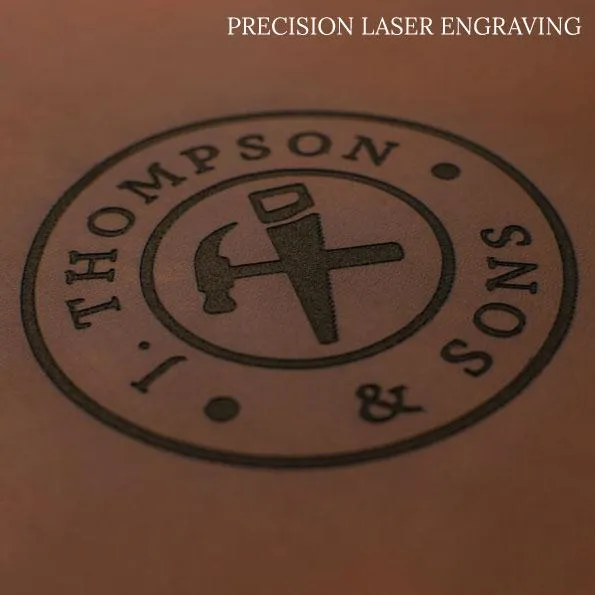 Laser Personalized Leather Portfolio