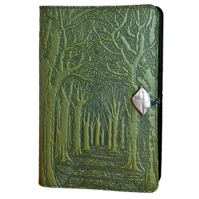 Leather Refillable Journal Notebook, Avenue of Trees