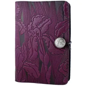 Leather Refillable Journal Notebook, Iris