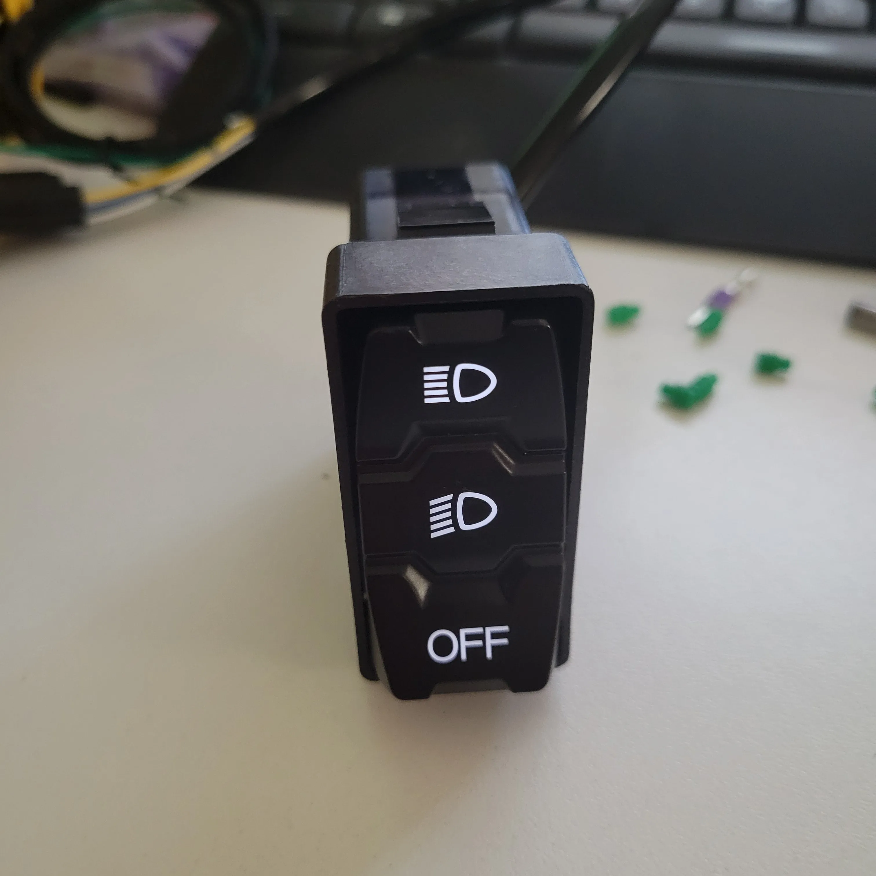 Lighted Headlight Switch Retrofit for Honda Pioneer 1000 - Plug-n-Play