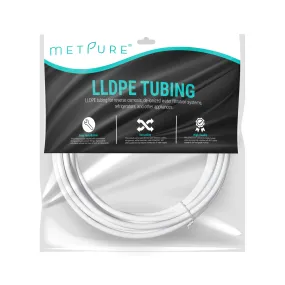 LLDPE 1/4" OD Tube 25 ft Roll in Metpure Retail Bag. Certified by NSF. For Reverse Osmosis De-ionized Water Filtration Systems, Refrigerators, and Other Appliances. White Color