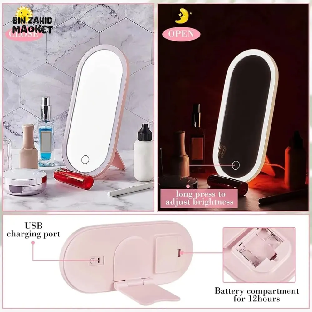 MAKEUP BOX WITH LED MIRROR