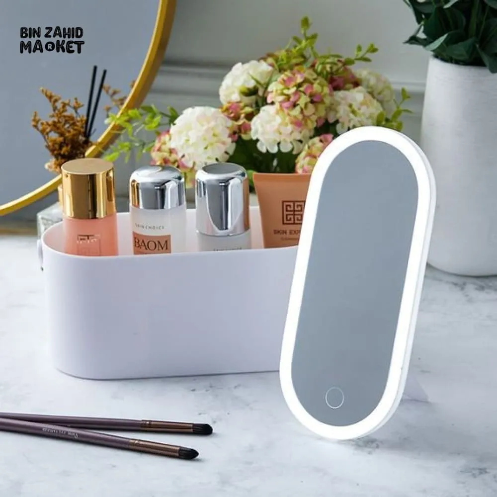 MAKEUP BOX WITH LED MIRROR