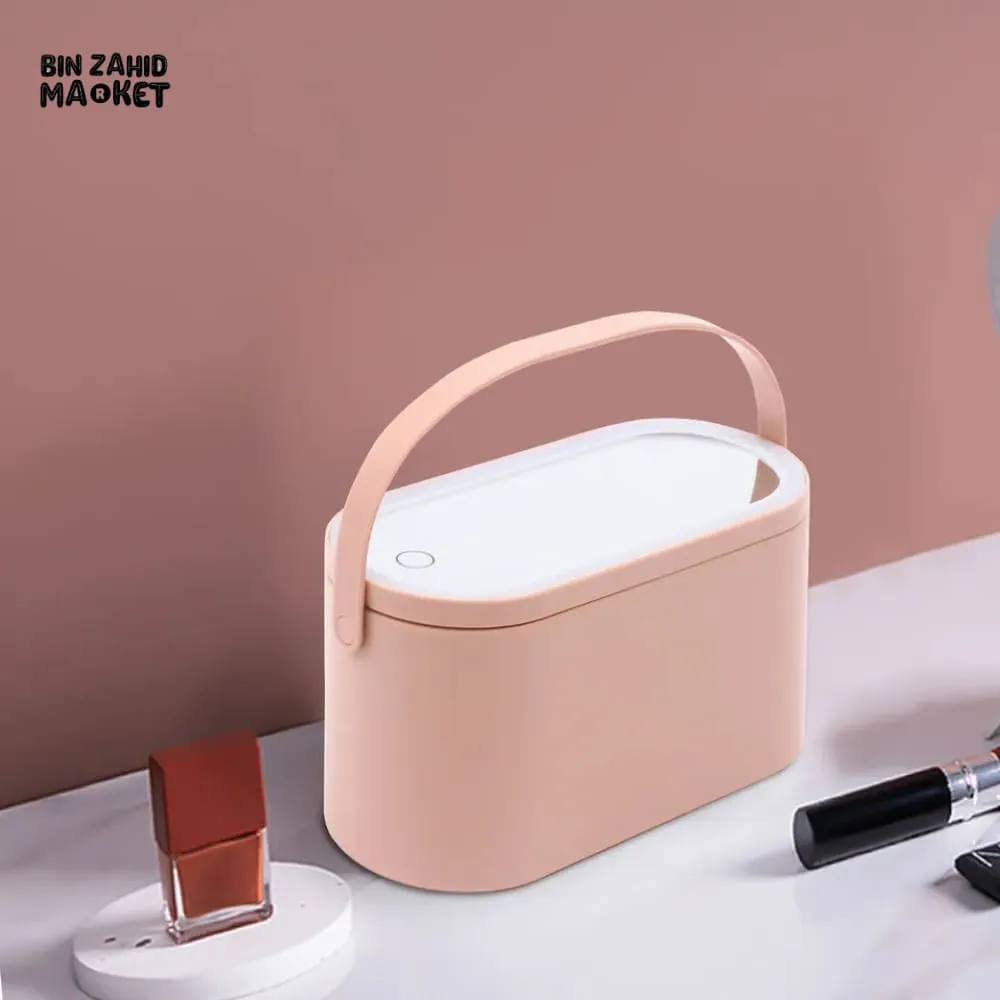MAKEUP BOX WITH LED MIRROR