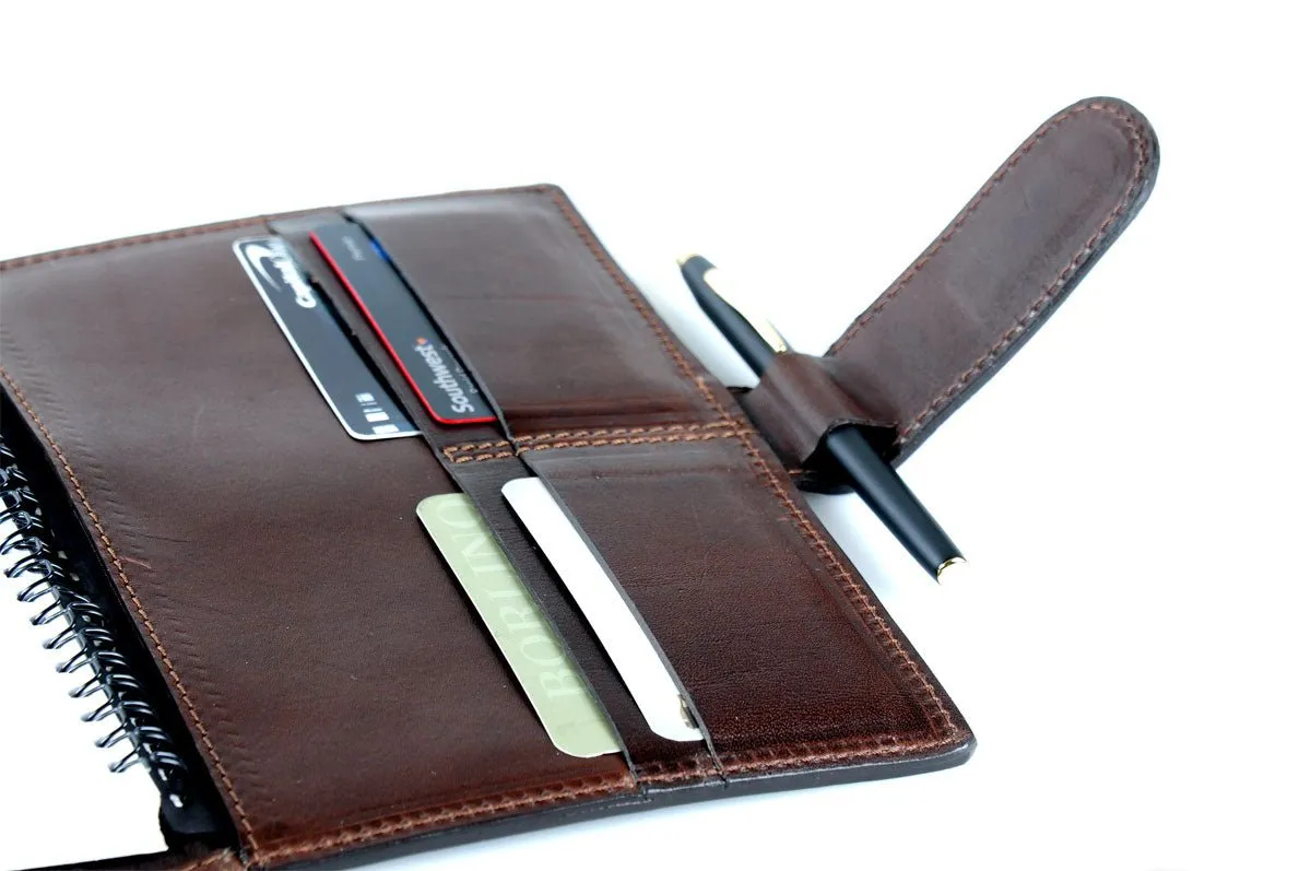 Medium Vachetta Strap Padfolio - Walnut