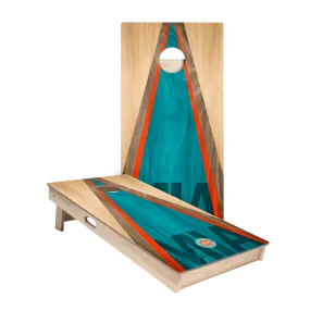 Miami Football Gameday Classic Triangle Star Cornhole Boards
