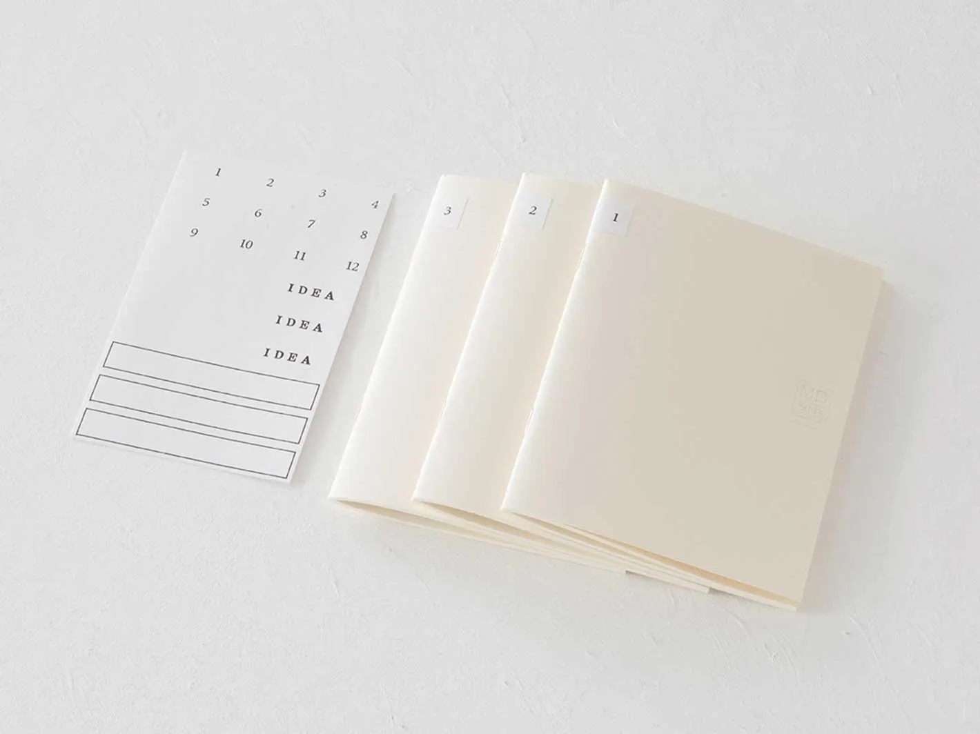 Midori  MD Notebook Light A4 Blank 3-pack