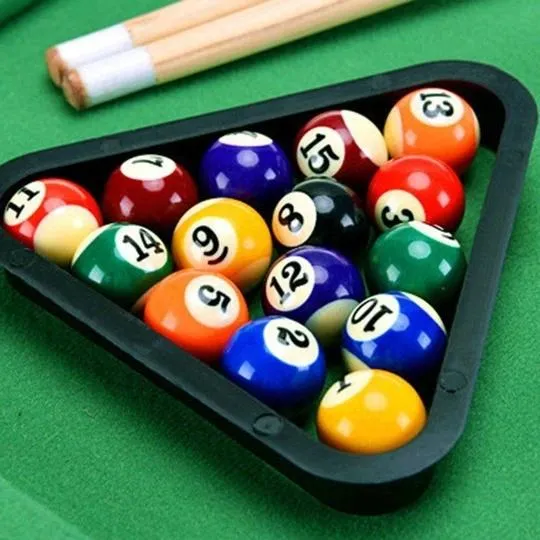 Mini Pool-Billiard Table Miniature Pool Desk Set