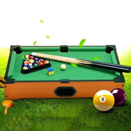 Mini Pool-Billiard Table Miniature Pool Desk Set