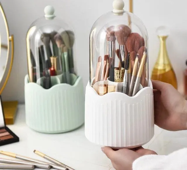 Multi Purpose Holder Transparent Dustproof Visible 360° Rotatable-Random Color-1 PC-BY APT