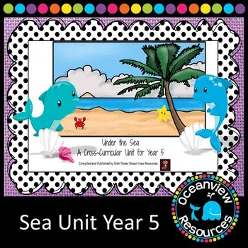 Ocean and animal habitats and environments -UNITS for K-Grade 6 BUNDLE