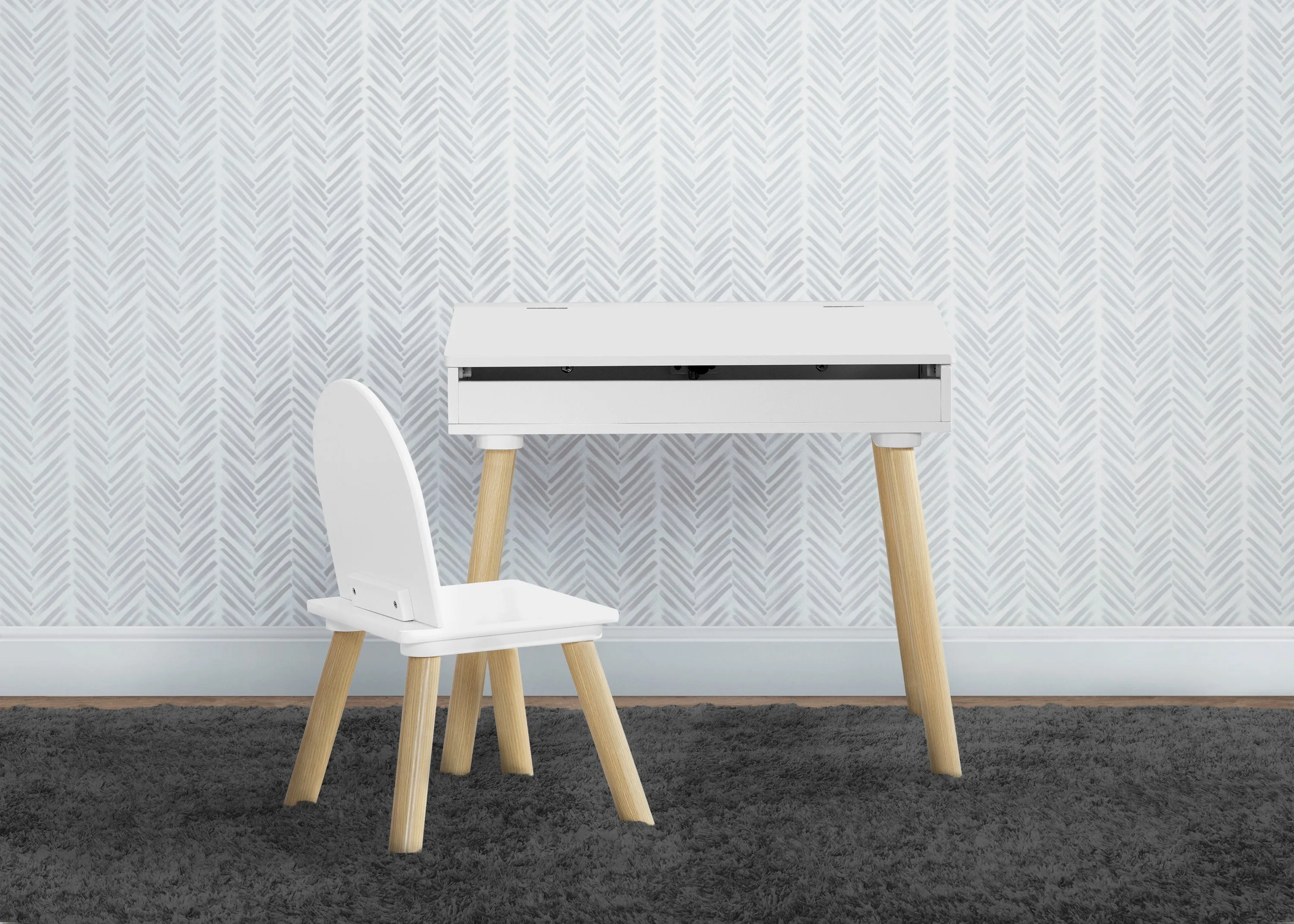 Ollie Lift-Top Desk and Chair Set for Toddlers & Up