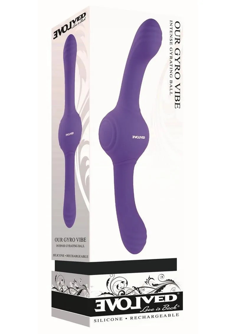 Our Gyro Vibe Rechargeable Silicone Dual End Vibrator