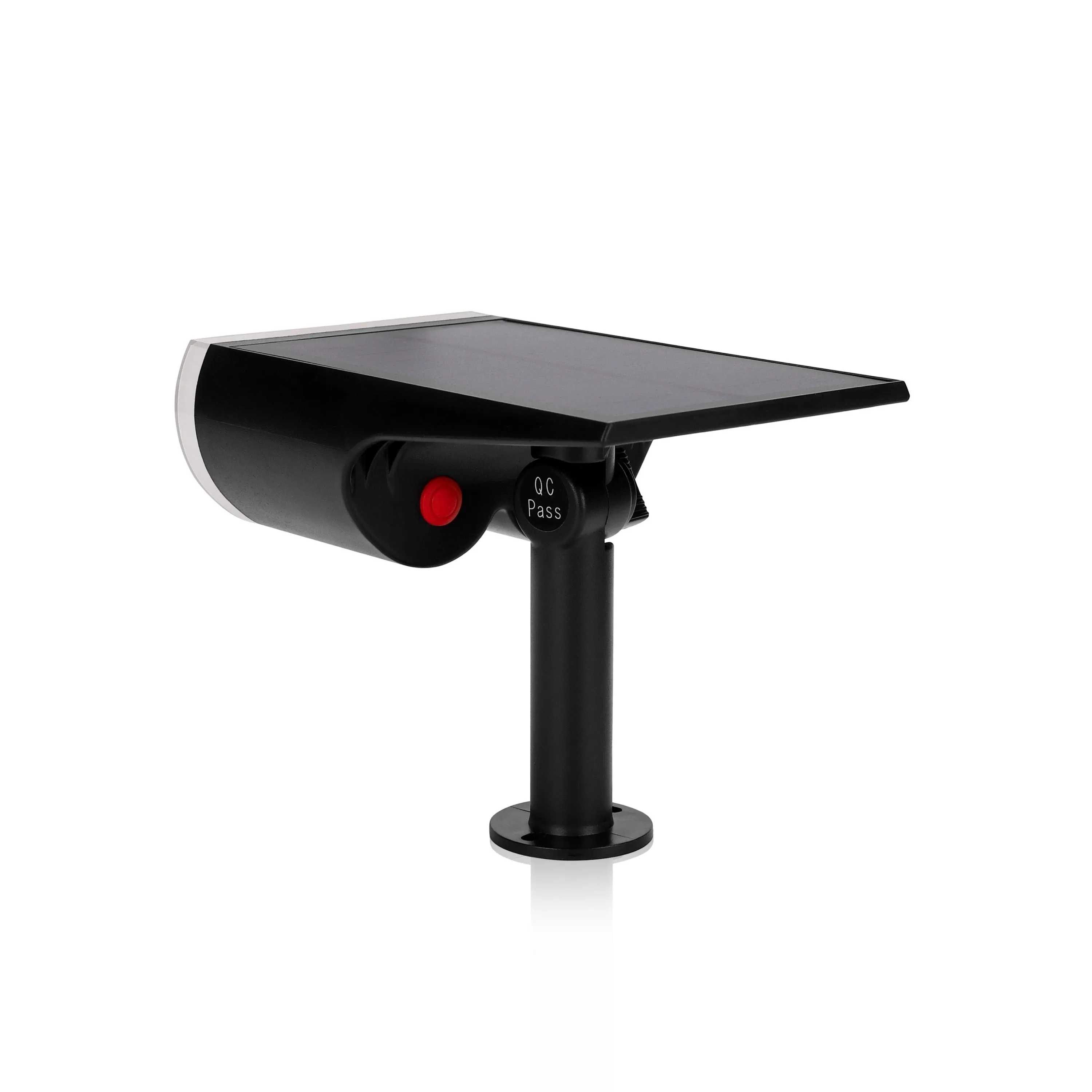 Outdoor Solar Spotlight w/ Wall-Mount & Ground-Stake