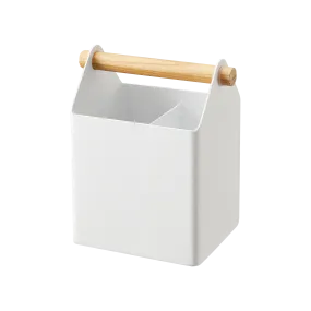 Pen   Desk Organizer - Two Sizes - Steel   Wood