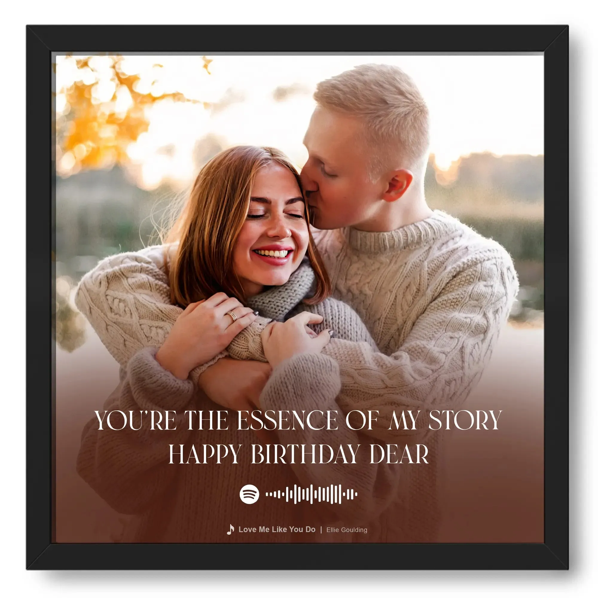 Personalised Spotify Music Plaque - Modern Style