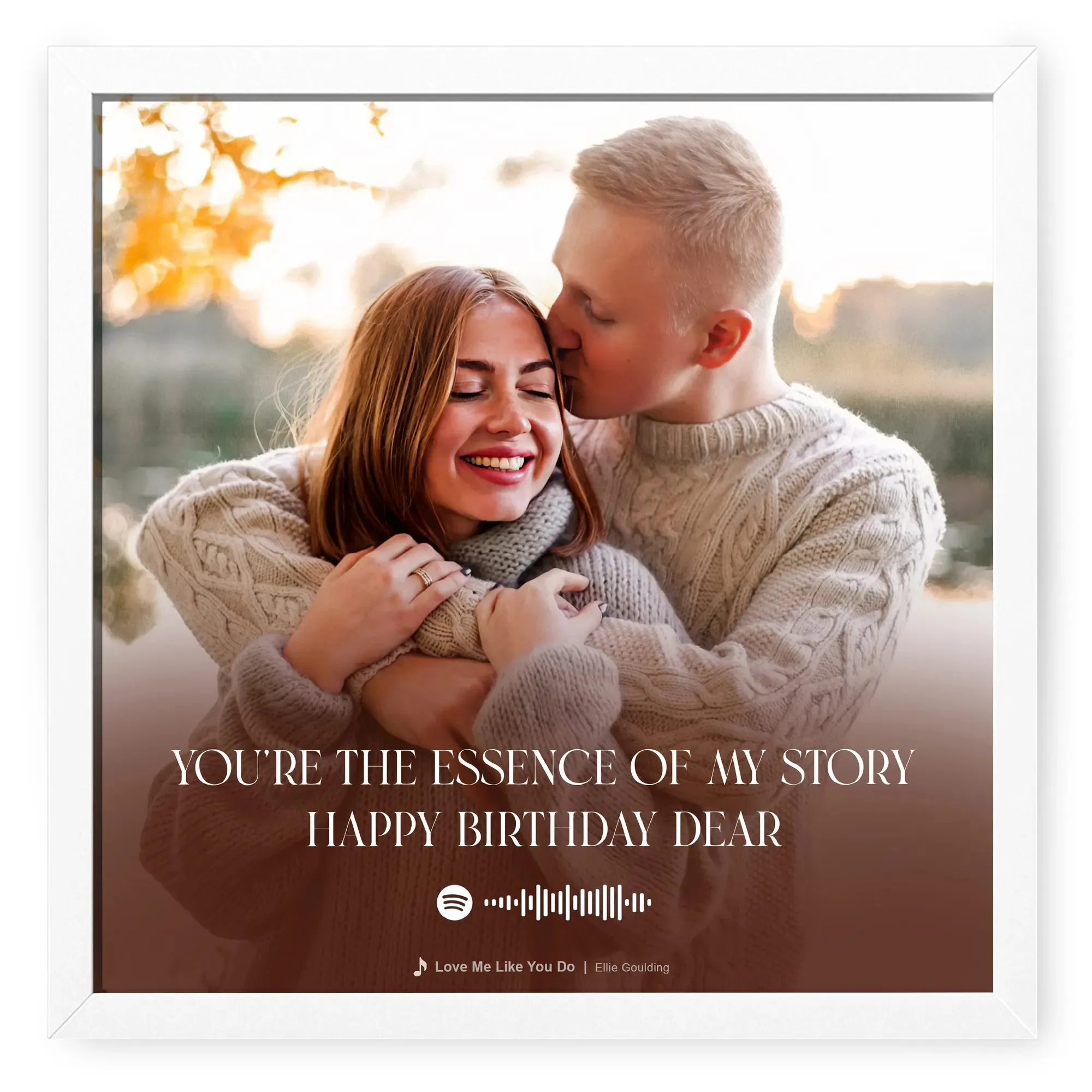 Personalised Spotify Music Plaque - Modern Style