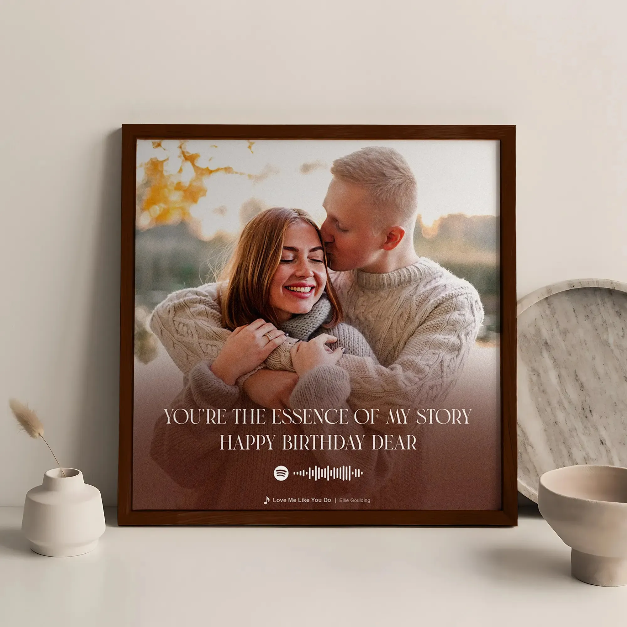 Personalised Spotify Music Plaque - Modern Style