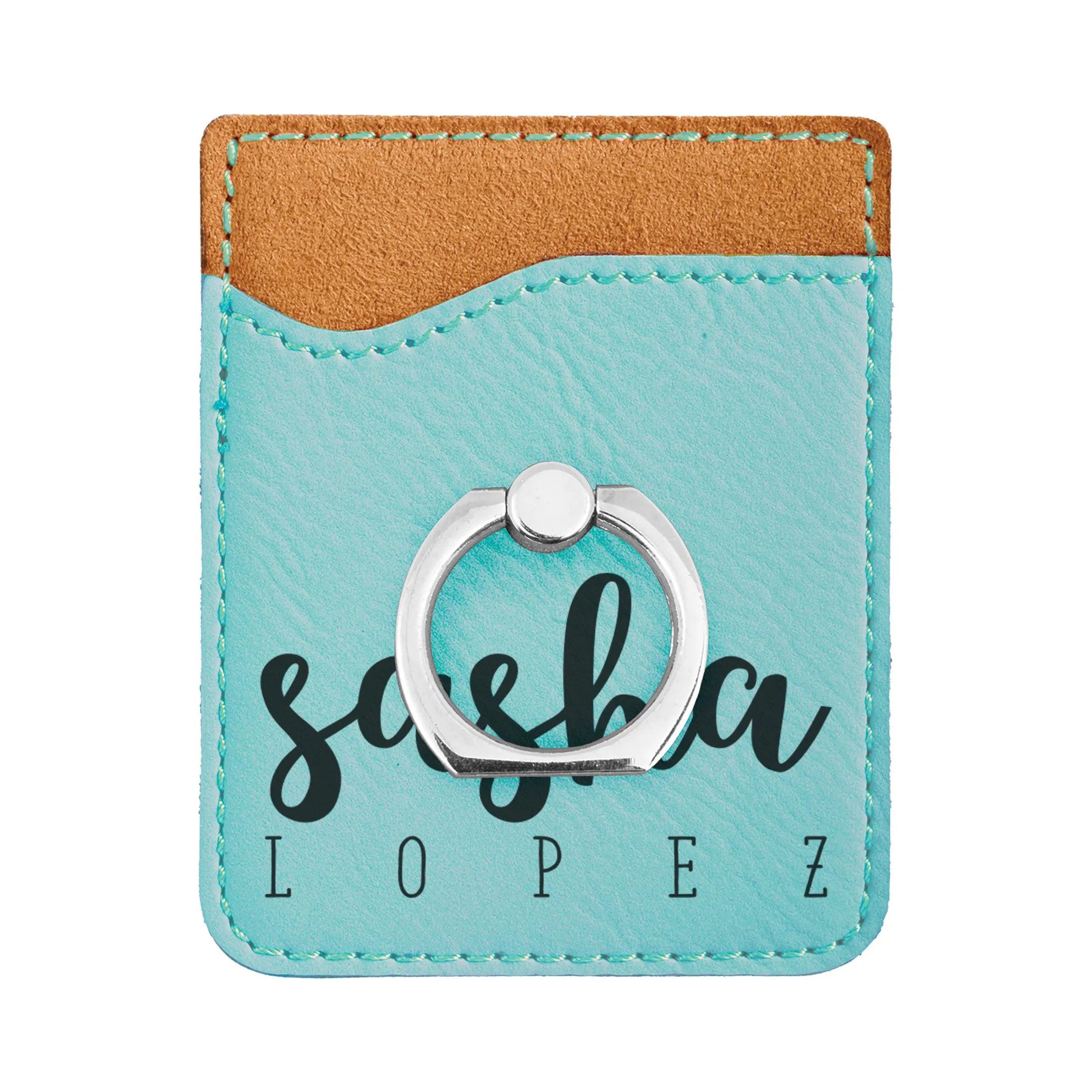 Personalized First Name Phone Wallet, Custom Engraved Phone Wallet, Cell Phone Wallet with Stand, Credit Card Holder, Phone Pocket, Card Caddy, iPhone Wallet Case, Card Holder, Cell Phone Caddy