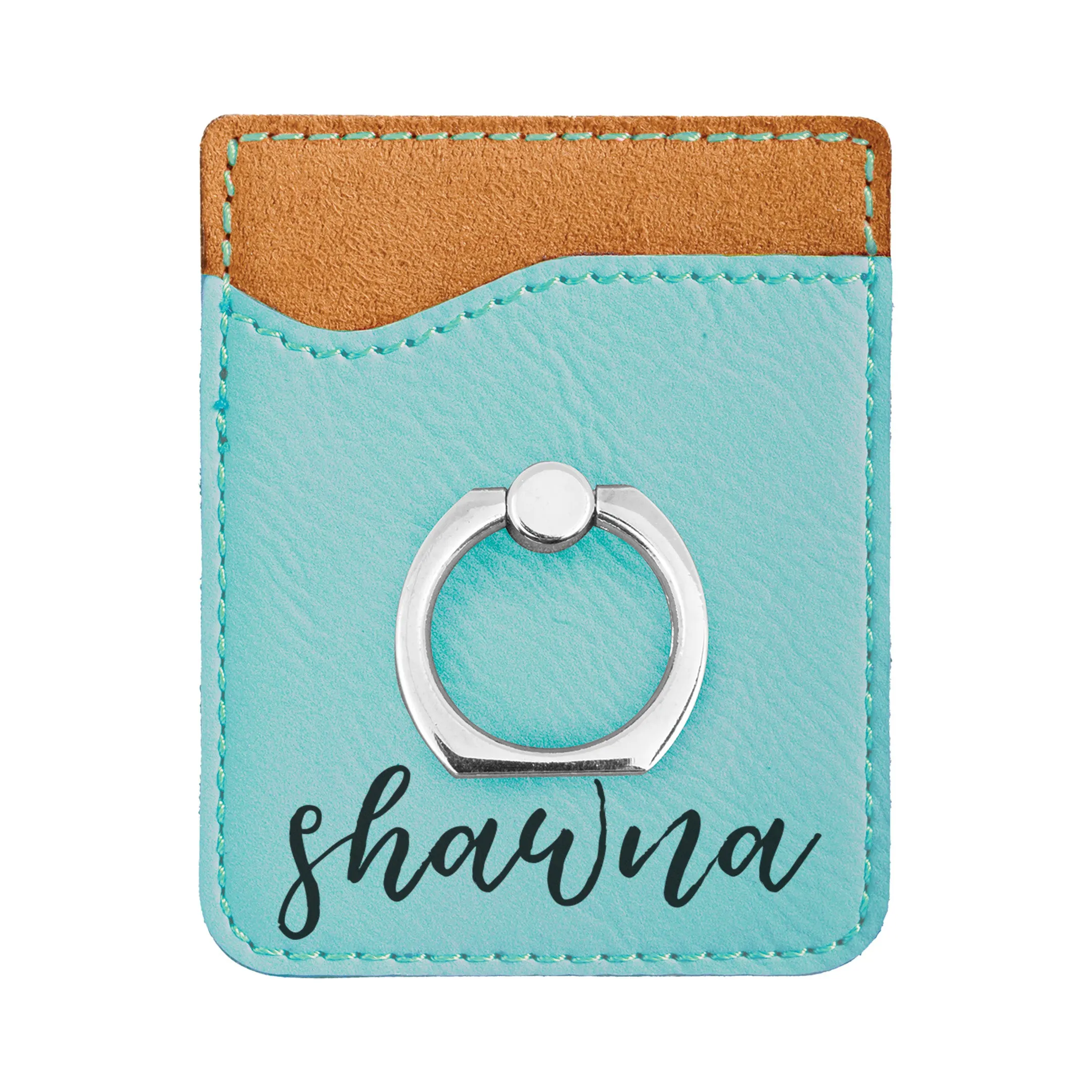 Personalized First Name Phone Wallet, Custom Engraved Phone Wallet, Cell Phone Wallet with Stand, Credit Card Holder, Phone Pocket, Card Caddy, iPhone Wallet Case, Card Holder, Cell Phone Card