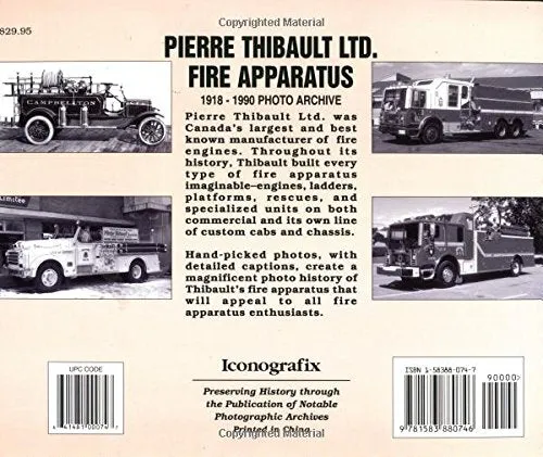 Pierre Thibault Ltd. Fire Apparatus