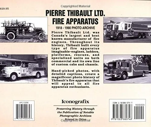 Pierre Thibault Ltd. Fire Apparatus