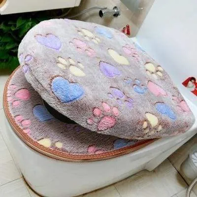 Plush Toilet Cover Just For You