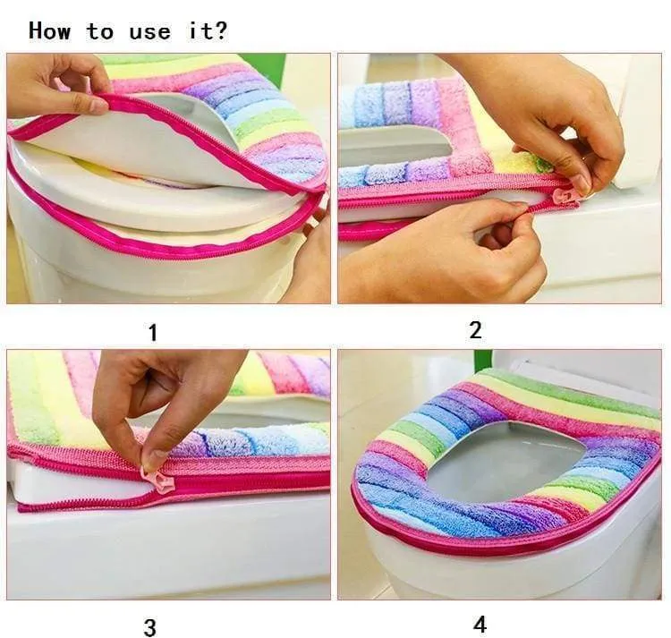 Plush Toilet Cover Just For You