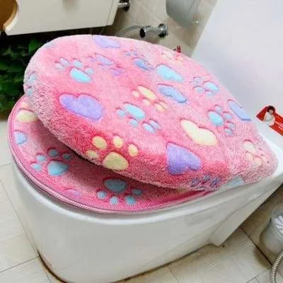 Plush Toilet Cover Just For You