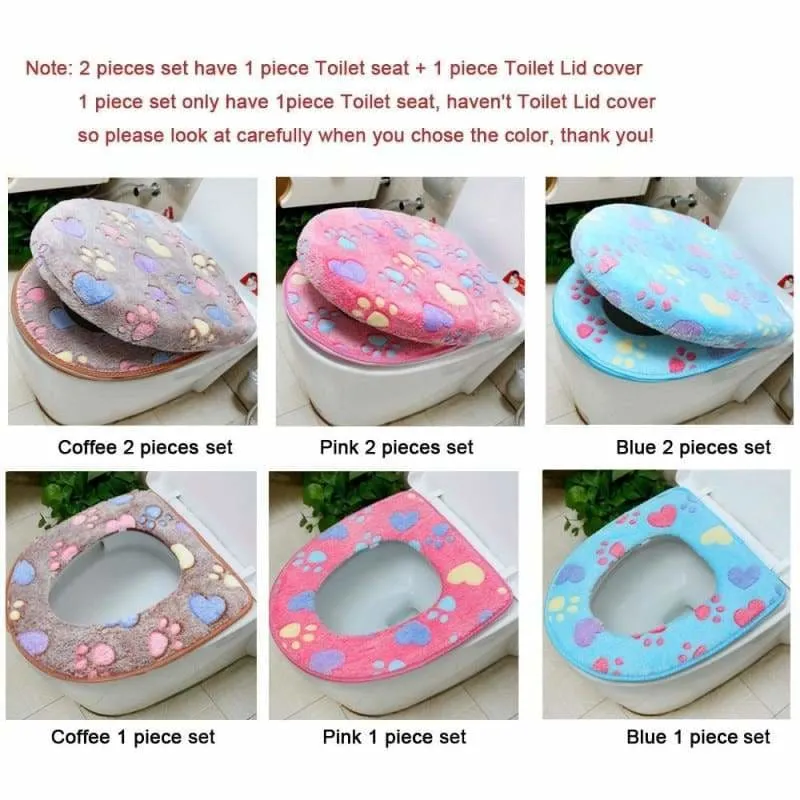 Plush Toilet Cover Just For You