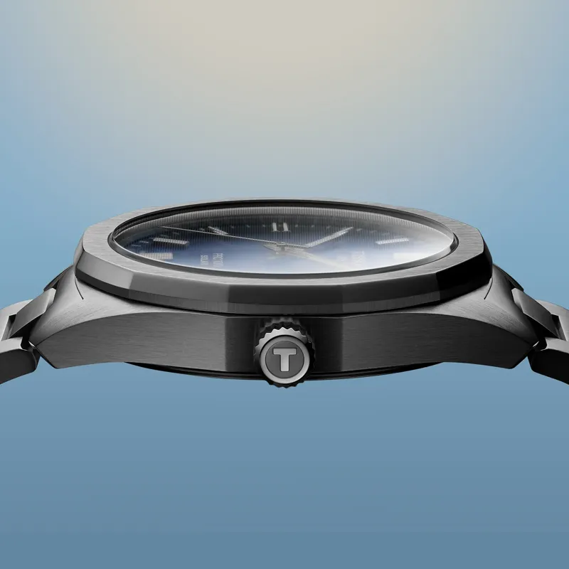 PRC 100 SOLAR Steel/Blue 39MM Watch