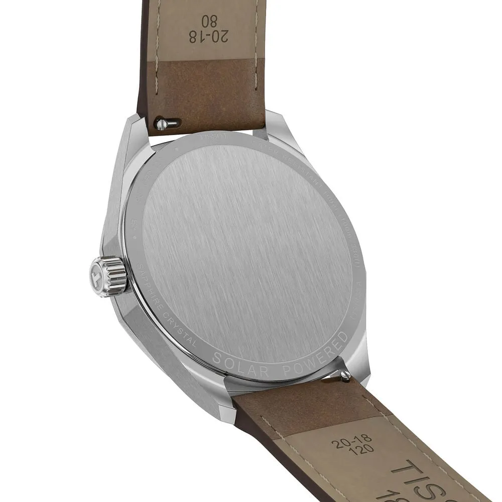 PRC 100 SOLAR Steel/Brown 39MM Watch