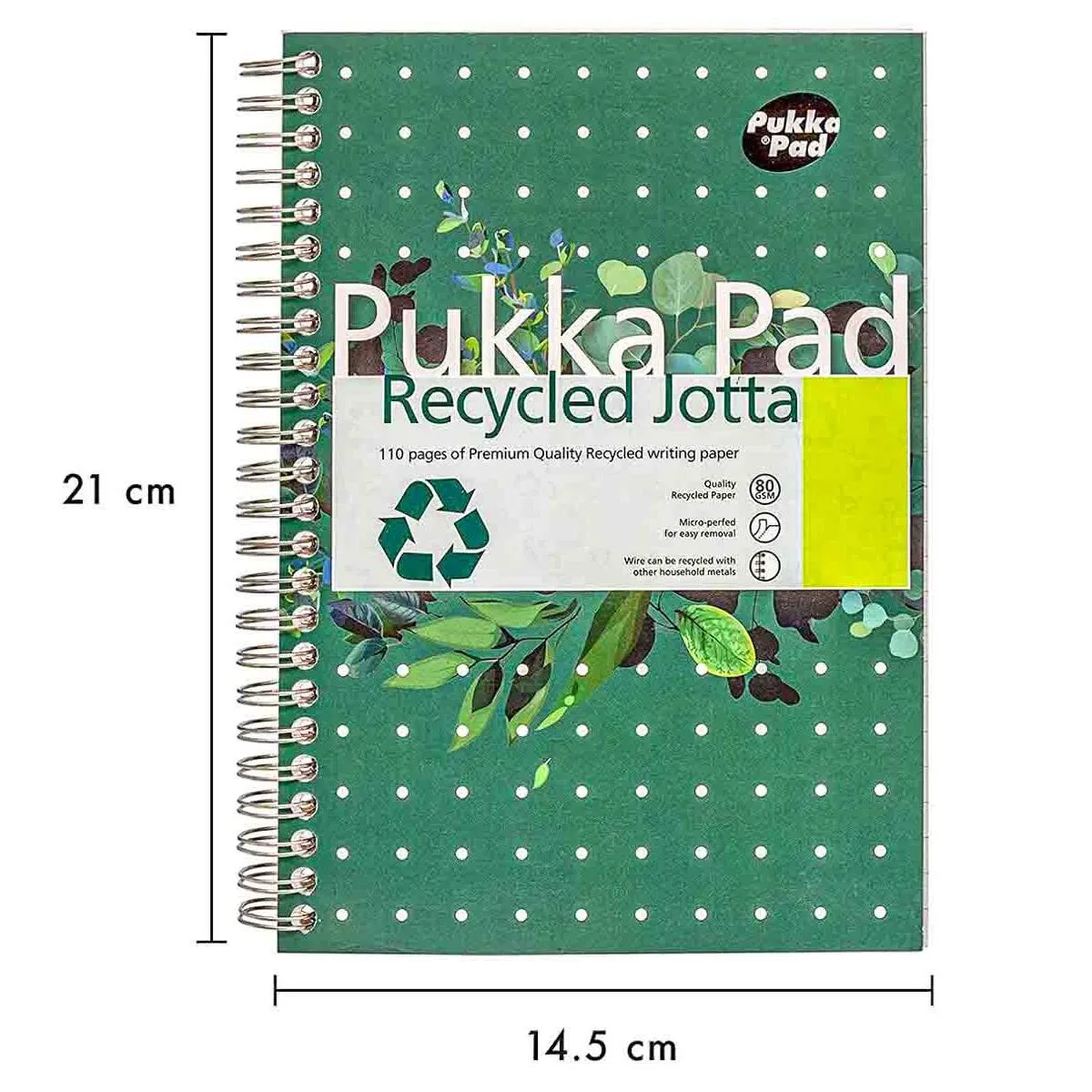 Pukka Pad Recycled Jotta A5 Notebook 110 Pages