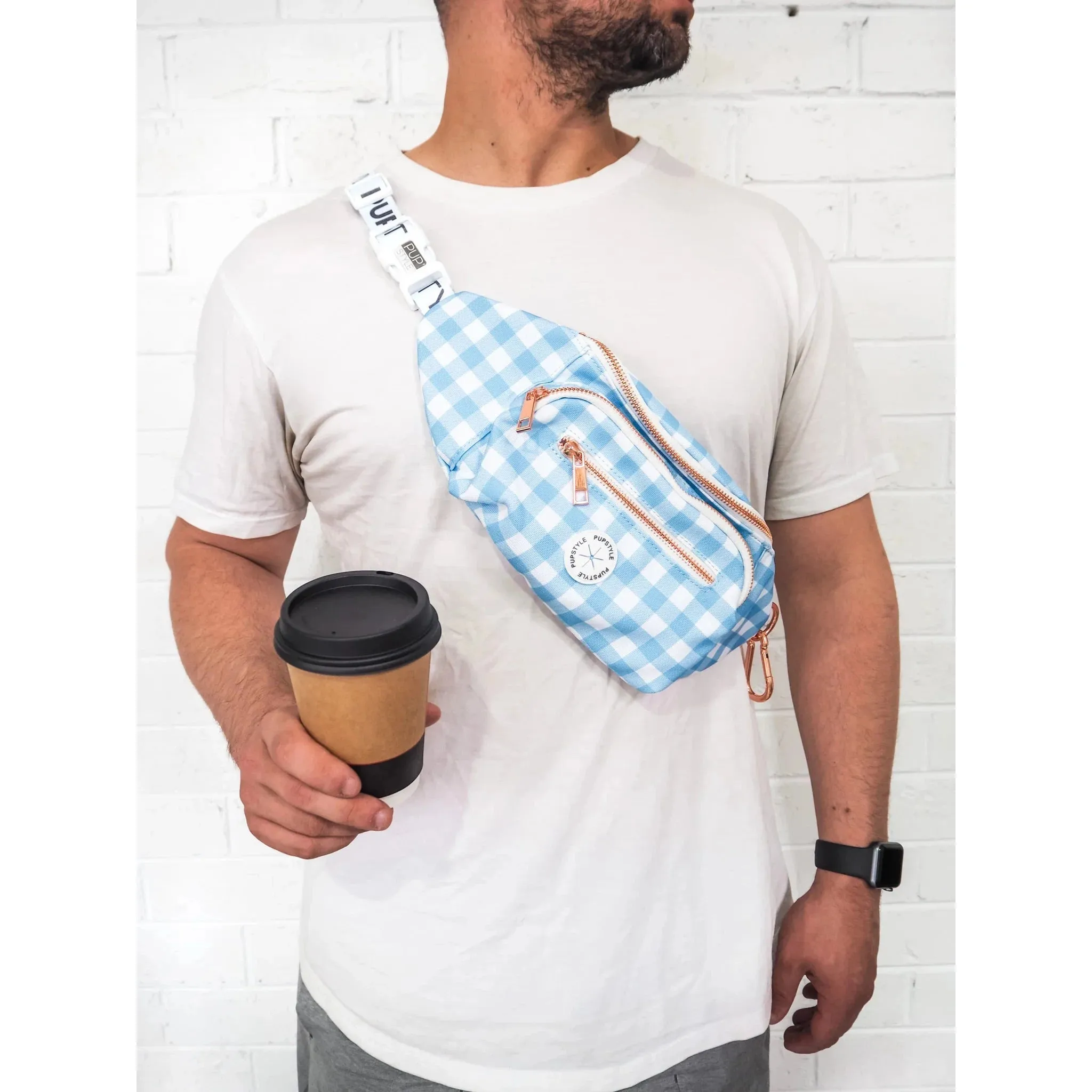 Pupstyle Suburban Collection Blueberry Muffin Parent Bum Bag^^^