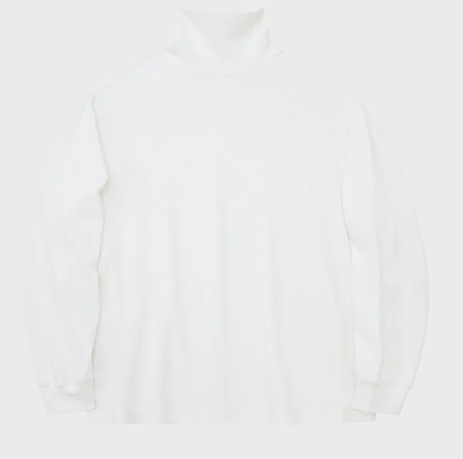 Raglan Basic Half/High Neck Long Sleeve Top