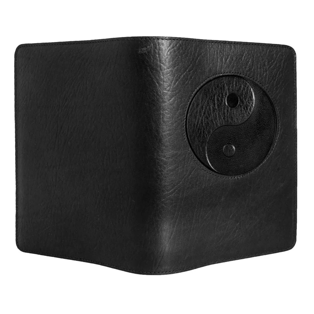 Refillable Leather Icon Journal, Yin Yang