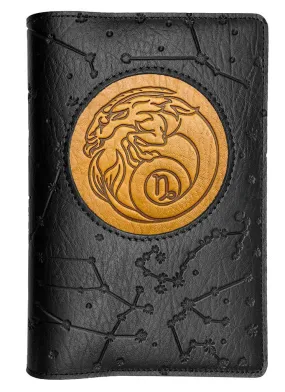 Refillable Leather Journal, Zodiac Icon, Capricorn