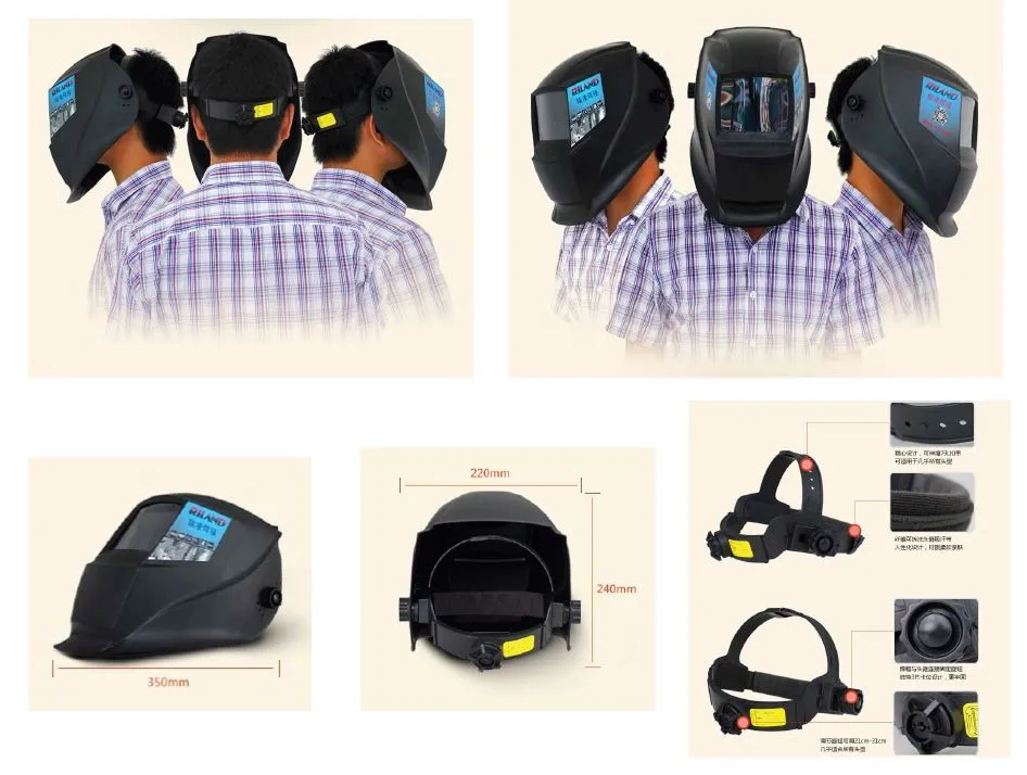 Riland HS2-RL301 Auto Darkening Welding Helmet (Solar) | Model : HS2-RL301
