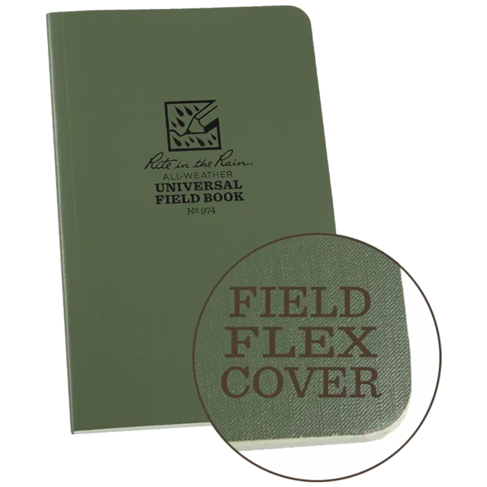 Rite-in-the-Rain - #974 Field-Flex Standard Notebook, Green