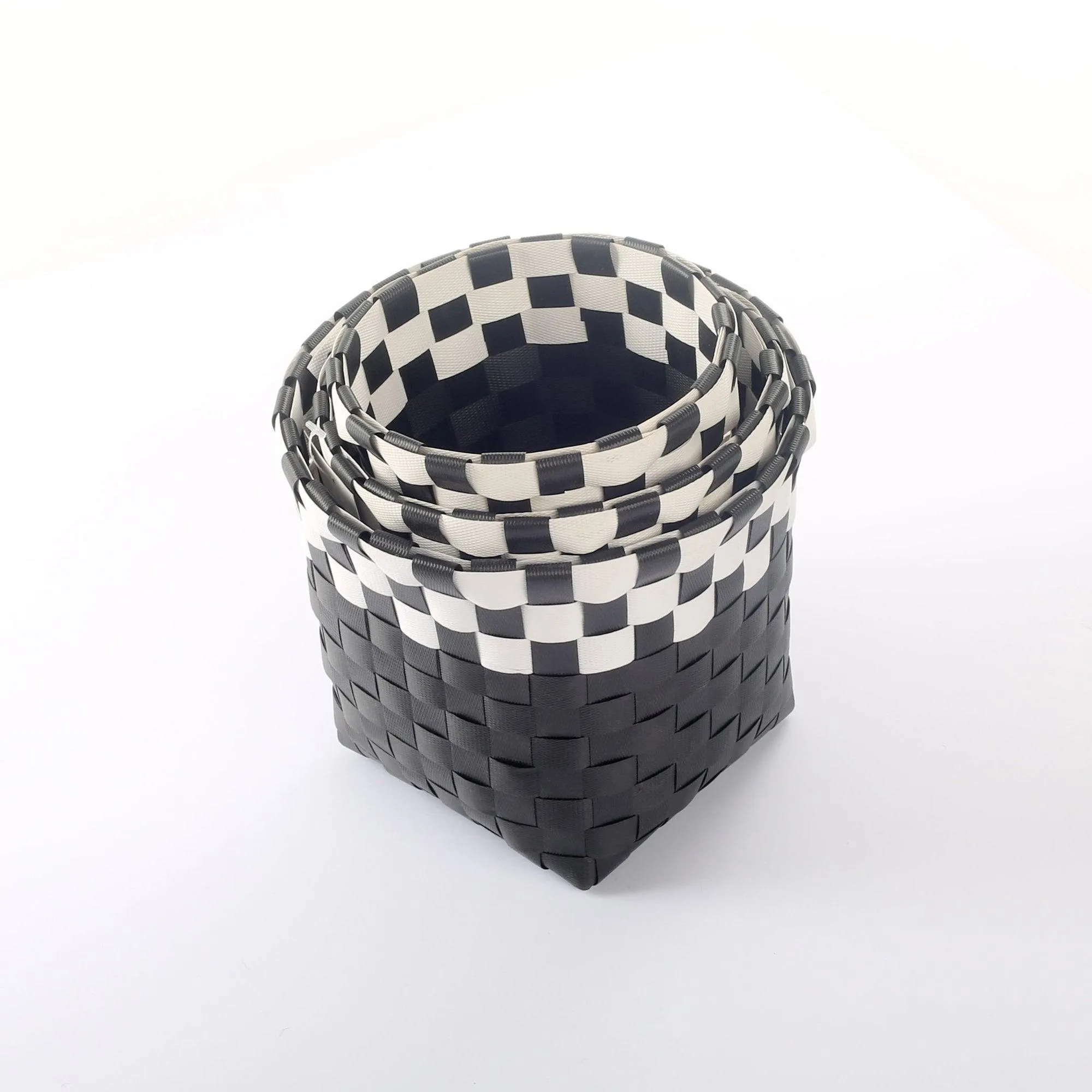 Round Braidad Basket | Vanity Basket | Set of 3