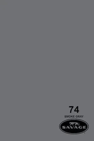 Savage Widetone Seamless Background Paper (Smoke Gray 86”X12yds)