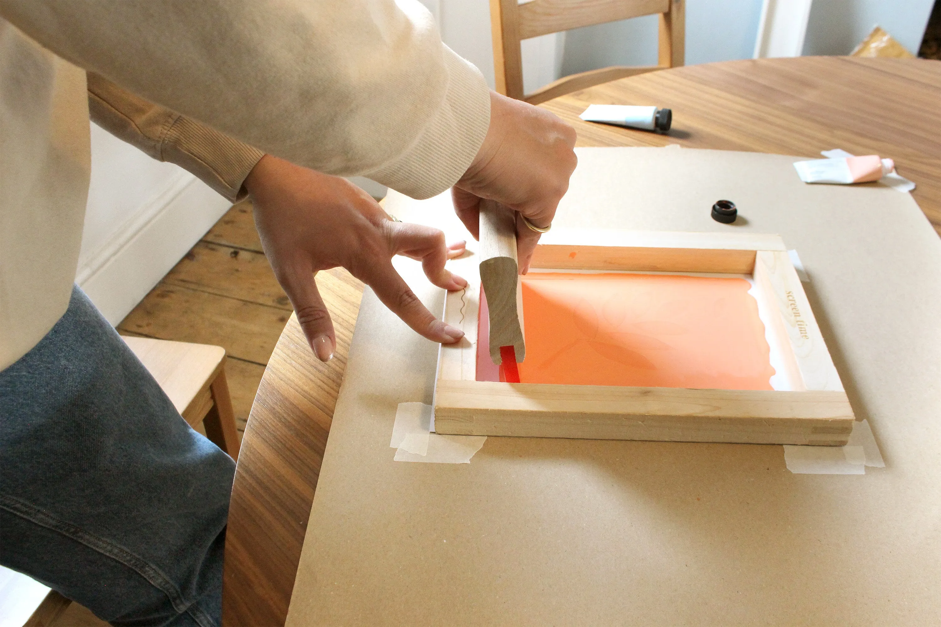 Screen time DIY screen printing kit