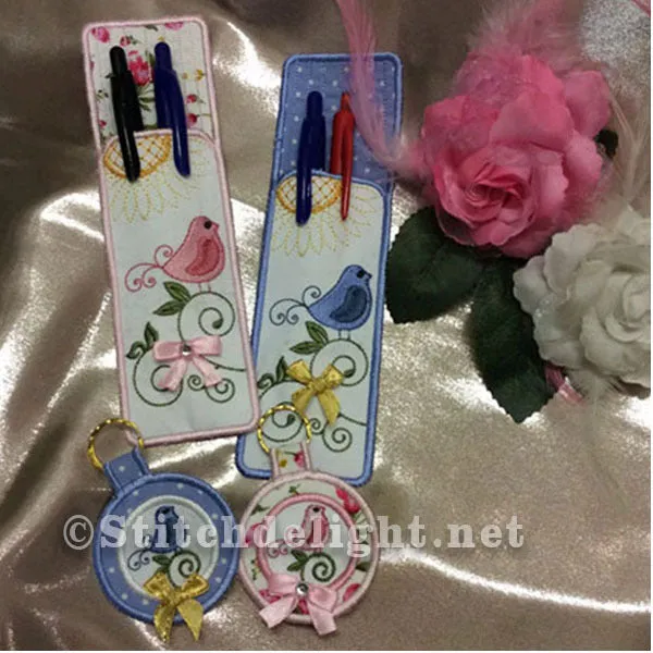 SDS0504 Birdy Pen holders and Key Fob