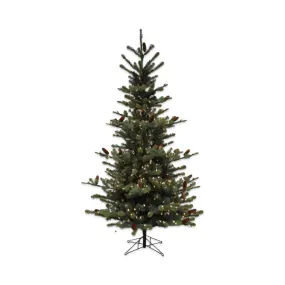 Slim Rocky Mountain Blue Spruce LED Christmas Tree