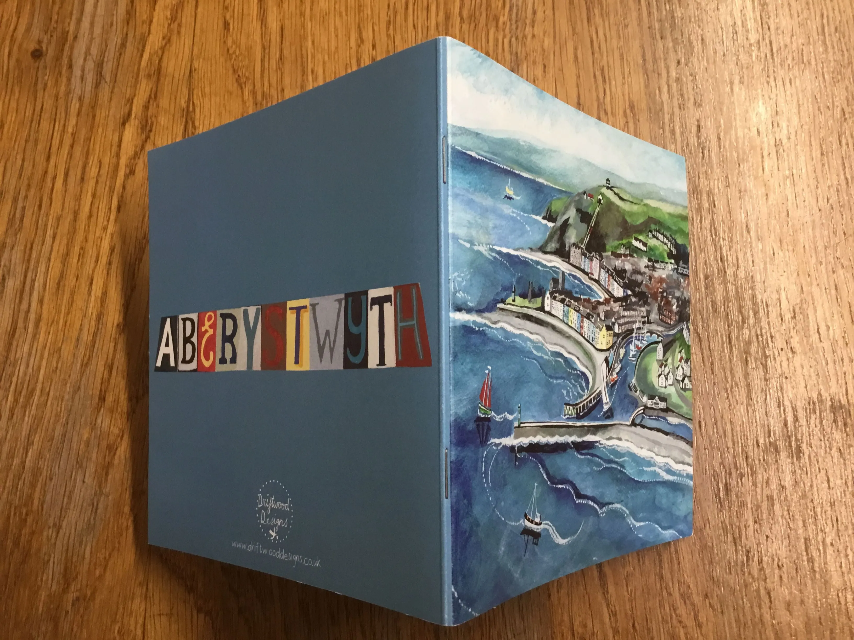 Small 'Aberystwyth Seafront' Notebook by Lizzie Spikes