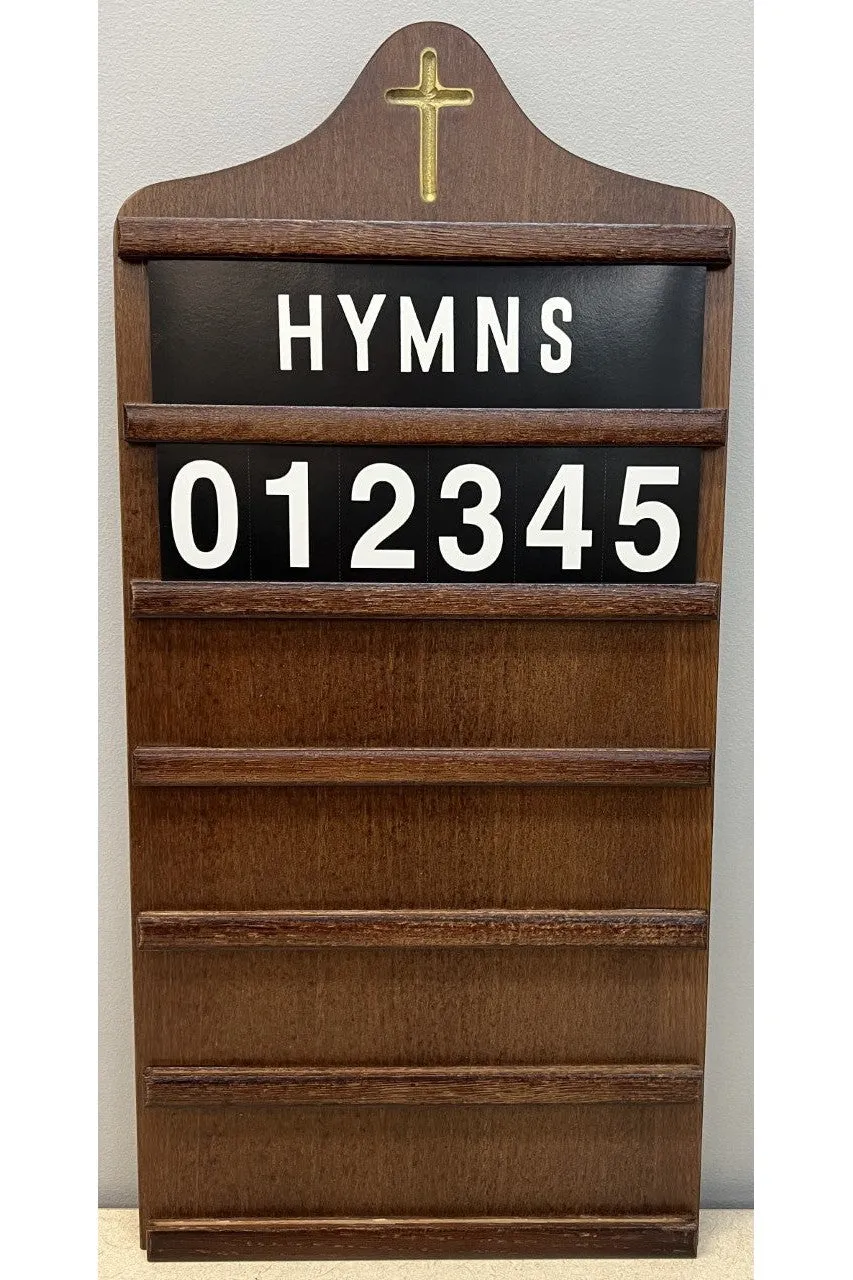 Small Hymnboard Dark Oak - RU4302-06