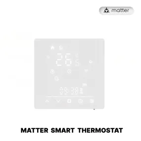 Smart Thermostat Matter WiFi Temperature Controller Water/ Electric /Gas /Boiler Floor Heating